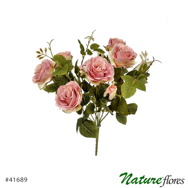 Rosa Artificial Buquê Diana 10H (50cm) - Imagem 5