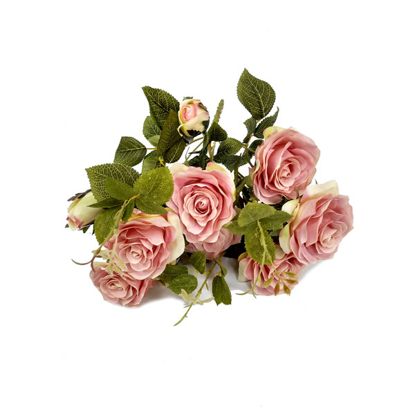 Rosa Artificial Buquê Diana 10H (50cm) - Imagem 6