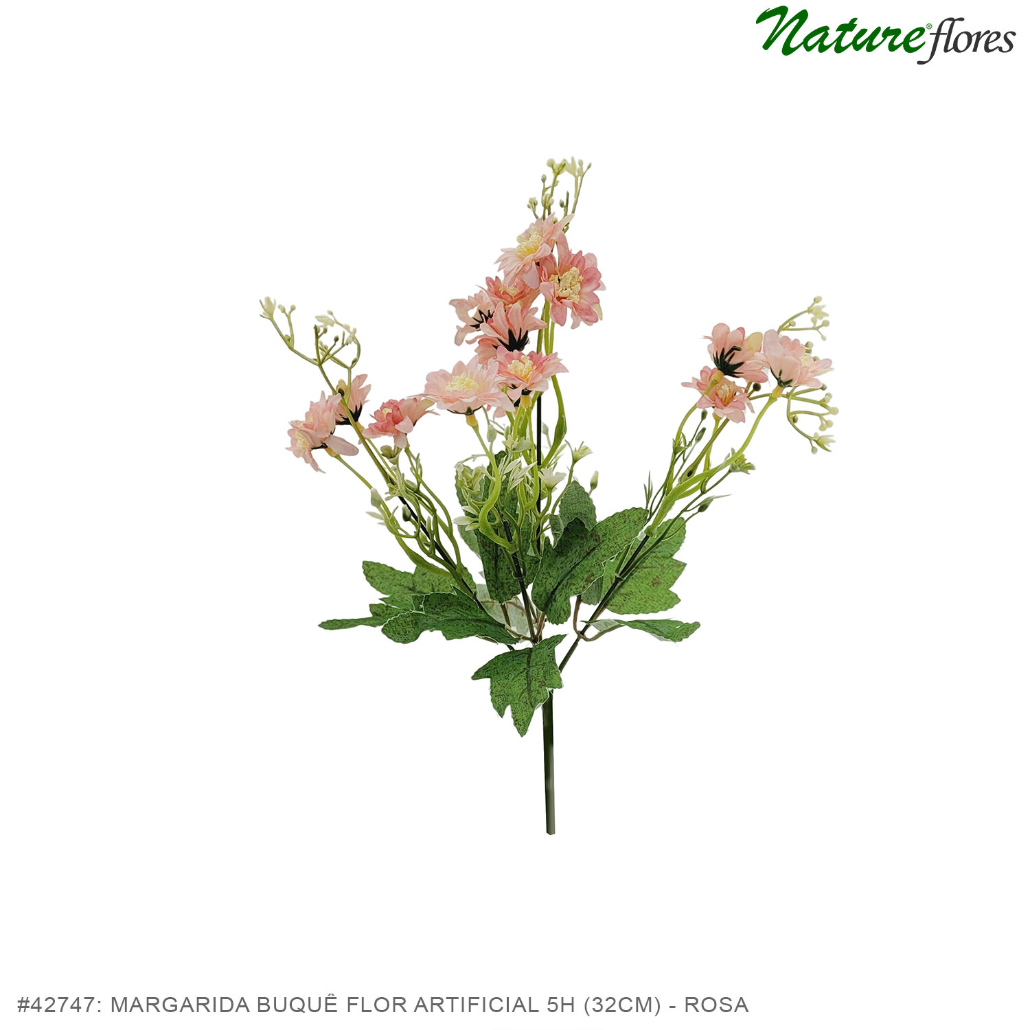 Margarida Buquê Flor Artificial 5H (32cm) - Imagem 15