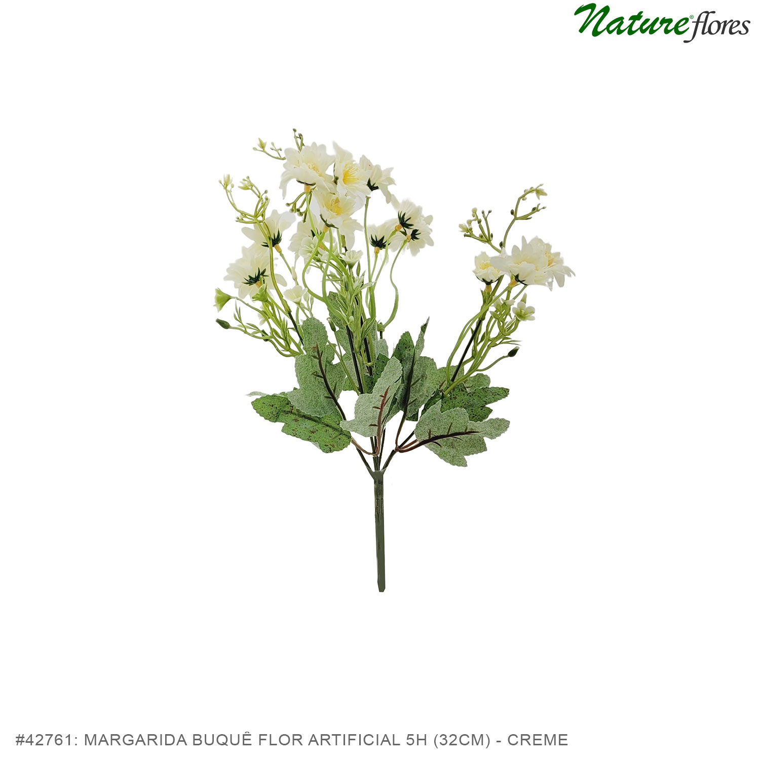 Margarida Buquê Flor Artificial 5H (32cm) - Imagem 18