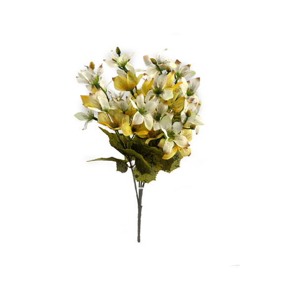 Lírio Mini Buquê Floral Artificial (33cm) - Imagem 7