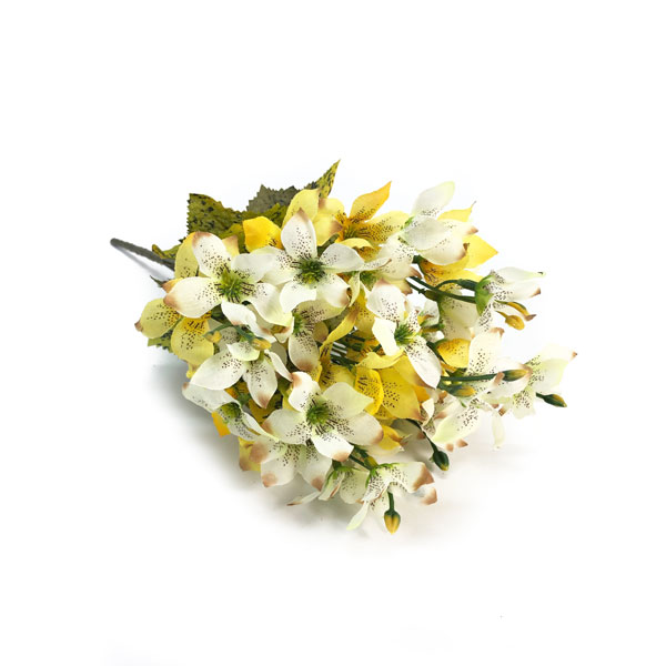 Lírio Mini Buquê Floral Artificial (33cm) - Imagem 8