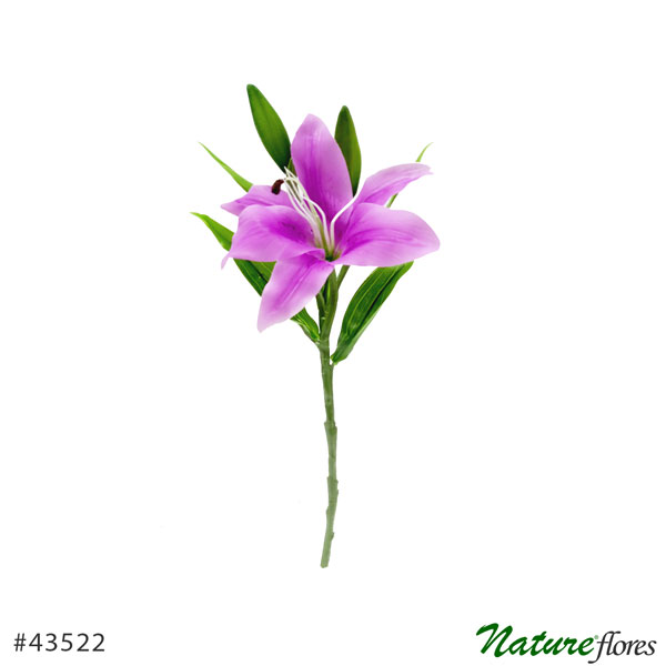 Lírio em Silicone Galho Artificial (38cm) - Imagem 12