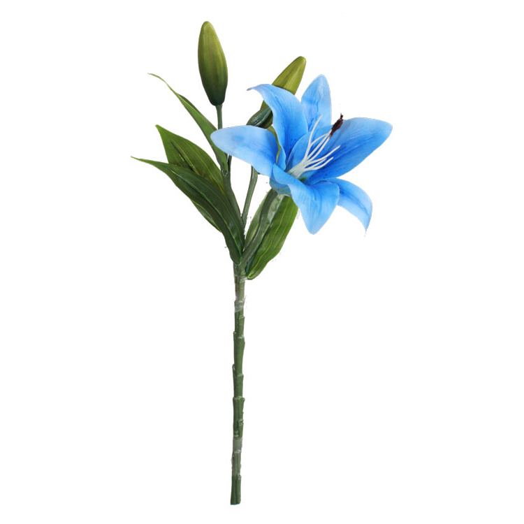 Lírio em Silicone Galho Artificial (38cm) - Imagem 5