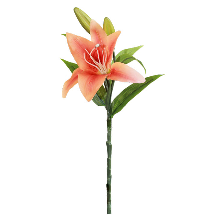 Lírio em Silicone Galho Artificial (38cm) - Imagem 4