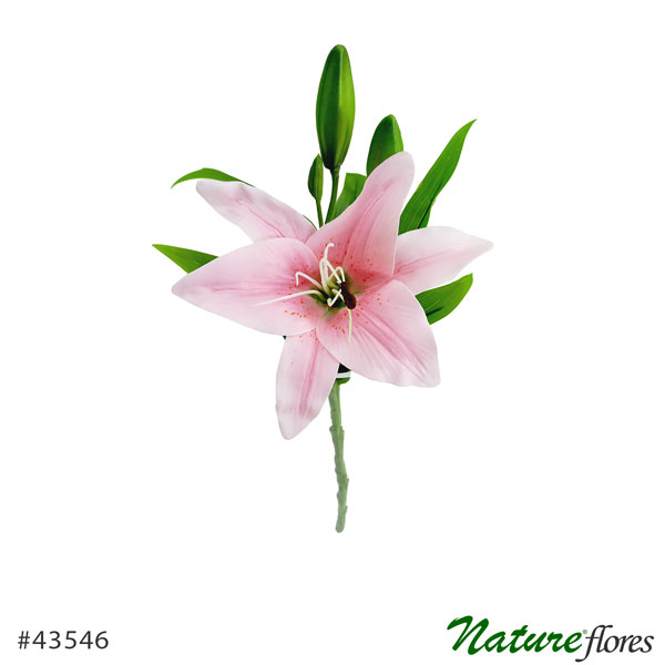 Lírio em Silicone Galho Artificial (38cm) - Imagem 14