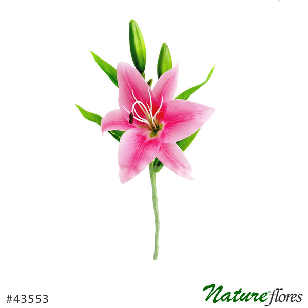 Lírio em Silicone Galho Artificial (38cm) - Imagem 13