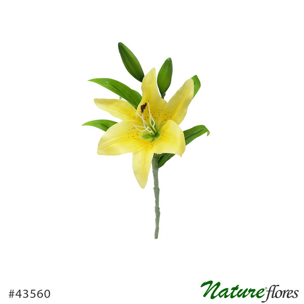 Lírio em Silicone Galho Artificial (38cm) - Imagem 8