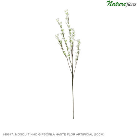 Gipsofila Mosquitinho Haste Flor Artificial (80cm)