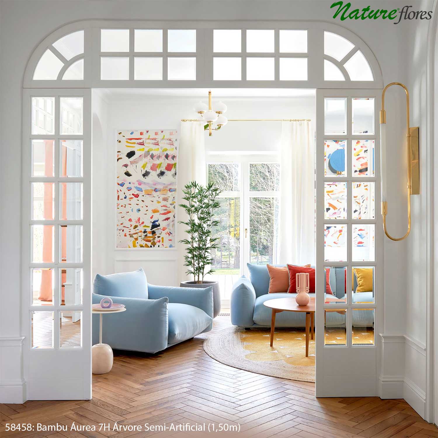 Bambu Áurea 7H Árvore Semi-Artificial (1,50m) - Imagem 2