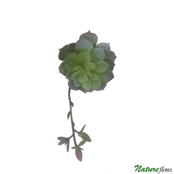 Rosa-de-Pedra Suculenta Artificial com broto (12cm) - Imagem 6