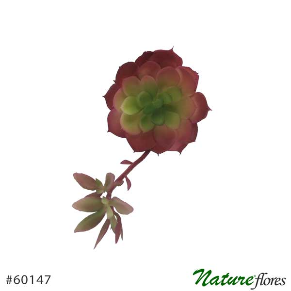 Rosa-de-Pedra Suculenta Artificial com broto (12cm) - Imagem 8
