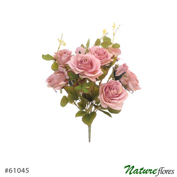Rosa Artificial Buquê Diana 10H (50cm) - Imagem 16