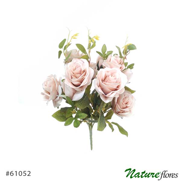 Rosa Artificial Buquê Diana 10H (50cm) - Imagem 17