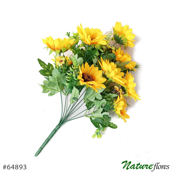 Buquê de Girassol Flor Artificial 10H (45cm) - Imagem 5