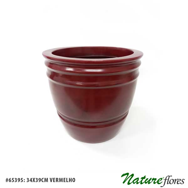 Vaso Poli Redondo Baixo (39x35cm) - Imagem 3