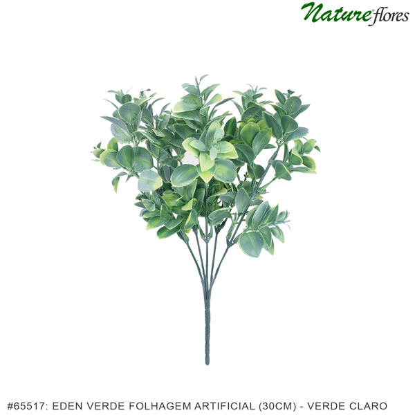 Eden Verde Folhagem Artificial (30cm) - Imagem 8