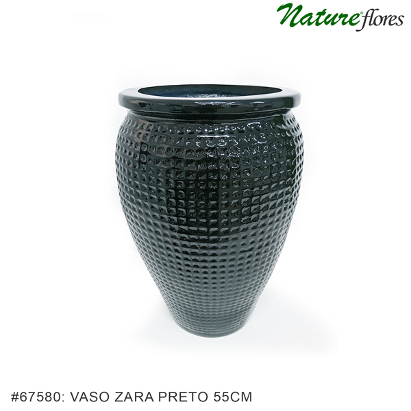Vaso Fibra Zara - Preto - Imagem 3
