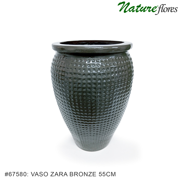 Vaso Fibra Zara - Bronze - Imagem 3