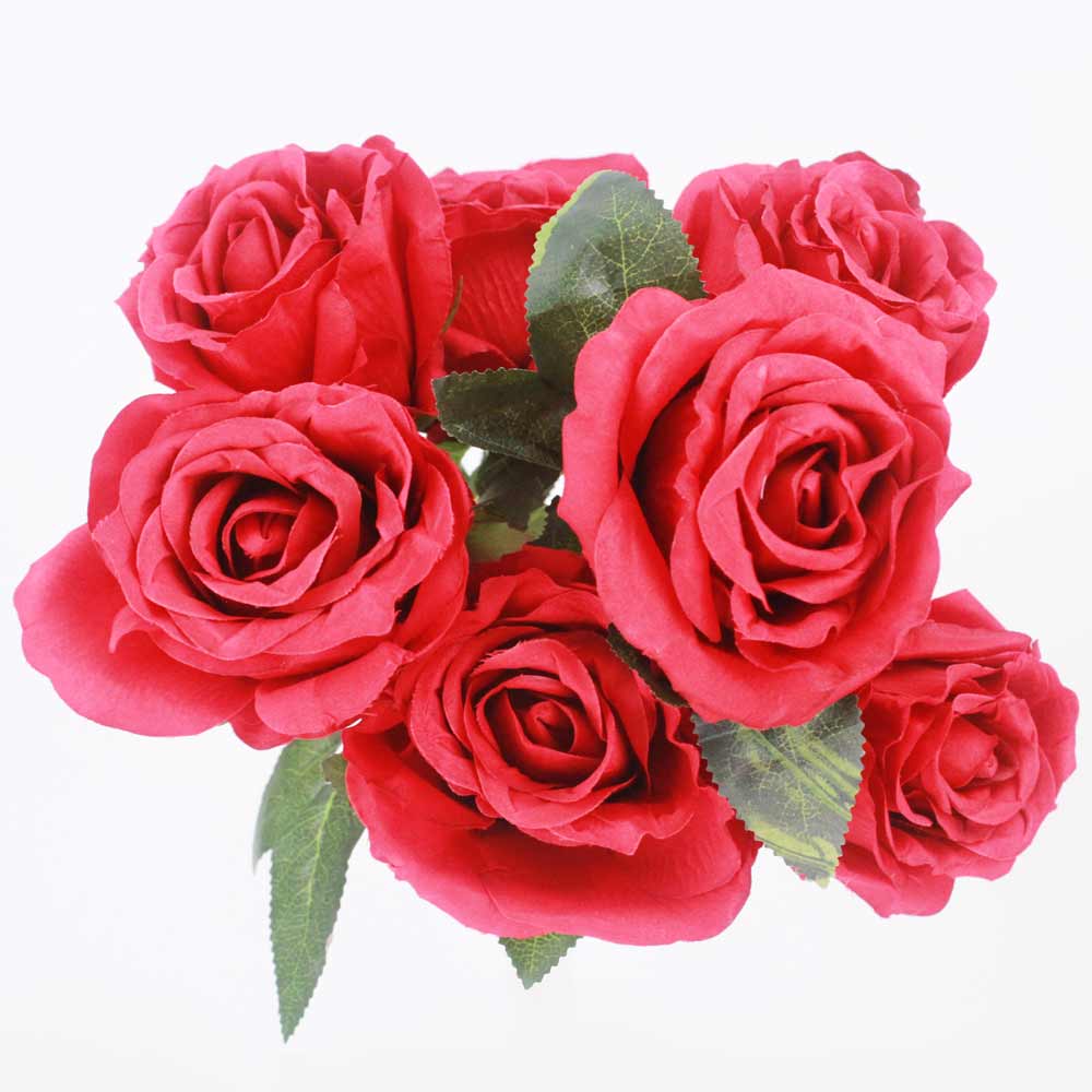 Rosa artificial 7H (45cm) - Imagem 5