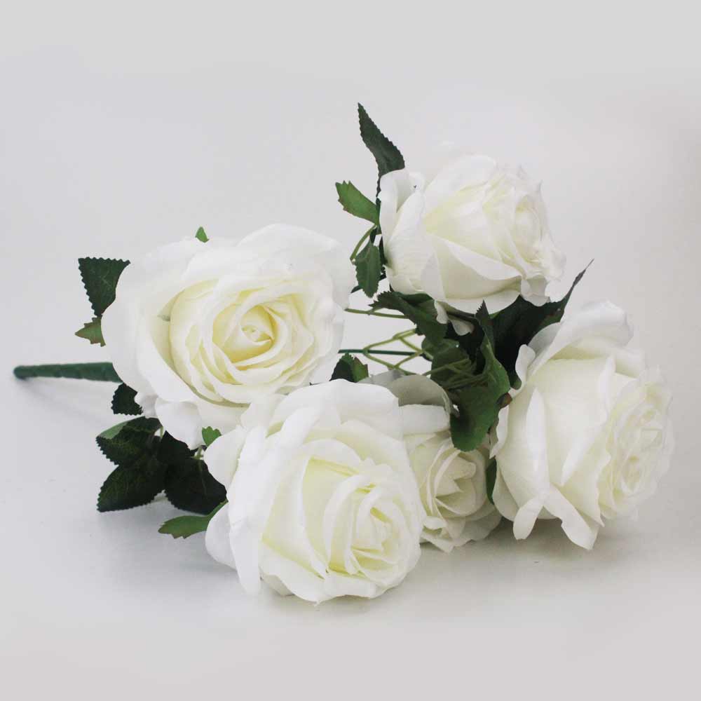 Rosa artificial 7H (45cm) - Imagem 4