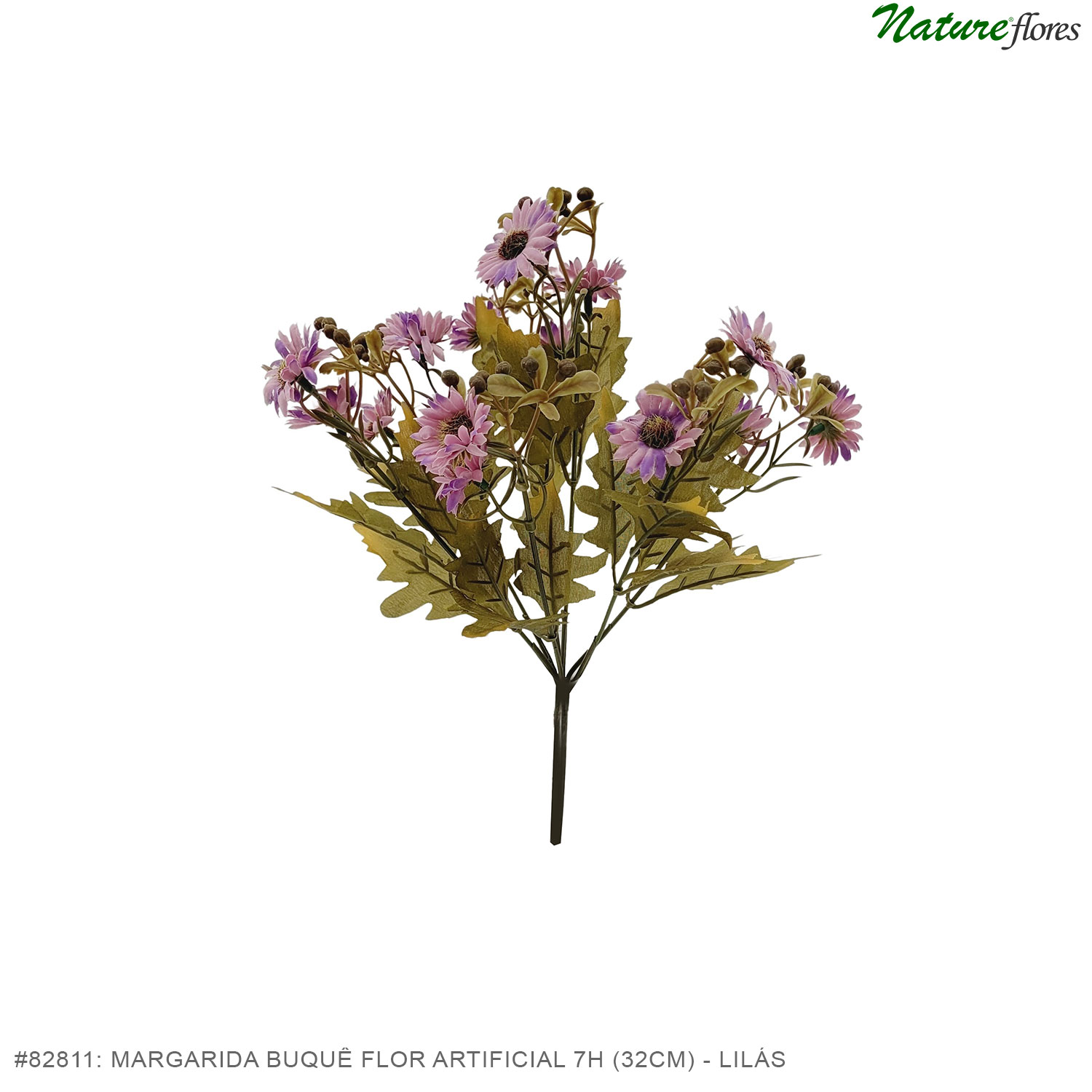 Margarida Buquê Flor Artificial 7H (32cm) - Imagem 12
