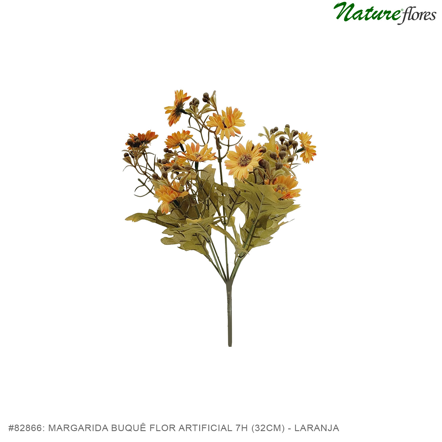 Margarida Buquê Flor Artificial 7H (32cm) - Imagem 11