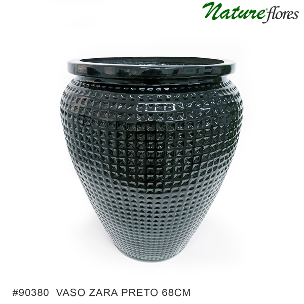 Vaso Fibra Zara - Preto - Imagem 4