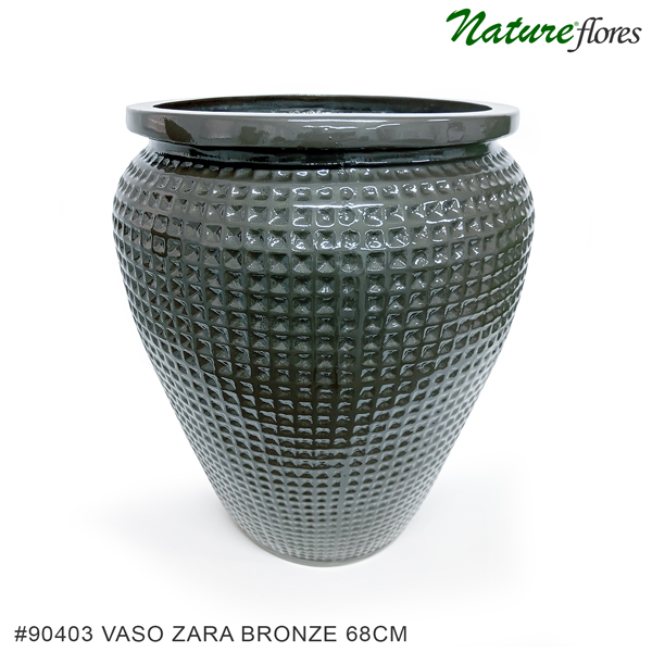 Vaso Fibra Zara - Bronze - Imagem 4