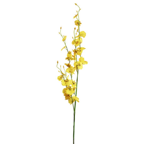 Orquídea Chuva de Ouro Amarelo Flor Artificial (85cm)