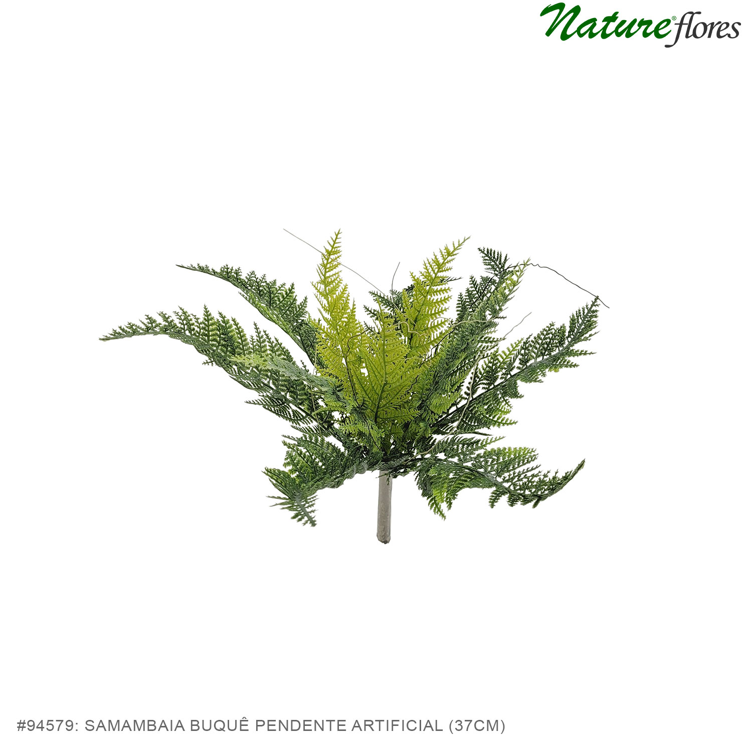 Samambaia buquê pendente artificial (37cm)