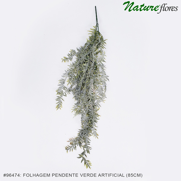 Folhagem Pendente Verde Artificial (85cm)