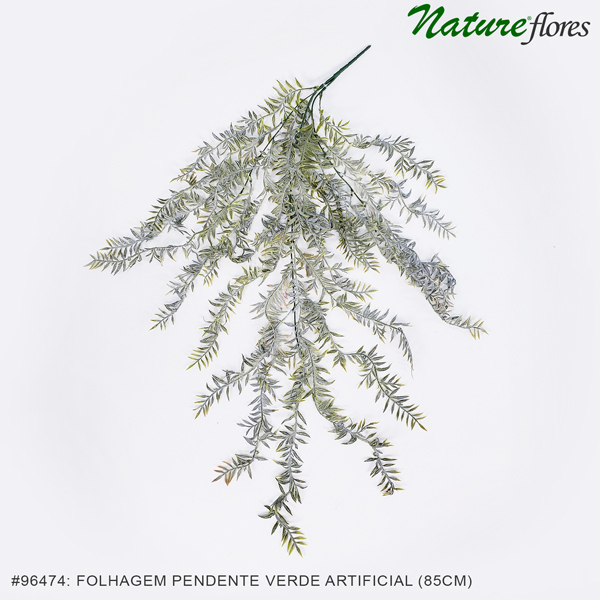 Folhagem Pendente Verde Artificial (85cm) - Imagem 2