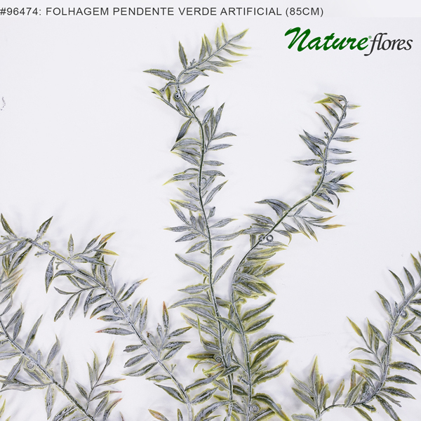 Folhagem Pendente Verde Artificial (85cm) - Imagem 3