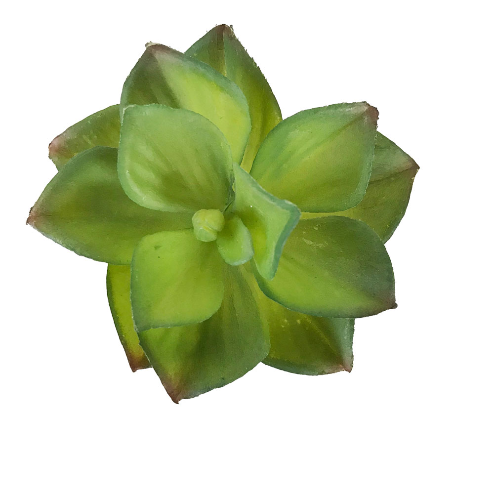 Rosa de Pedra Verde artificial (10cm) - Imagem 3