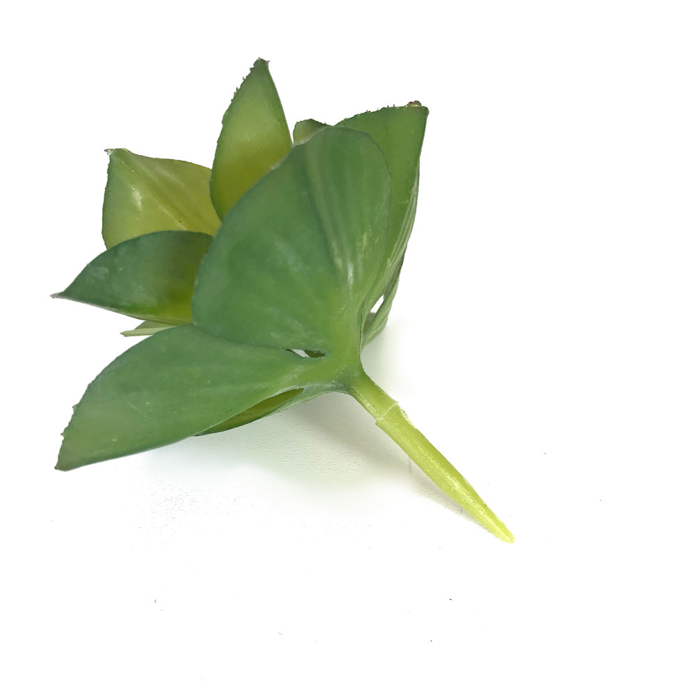Rosa de Pedra Verde artificial (10cm) - Imagem 2