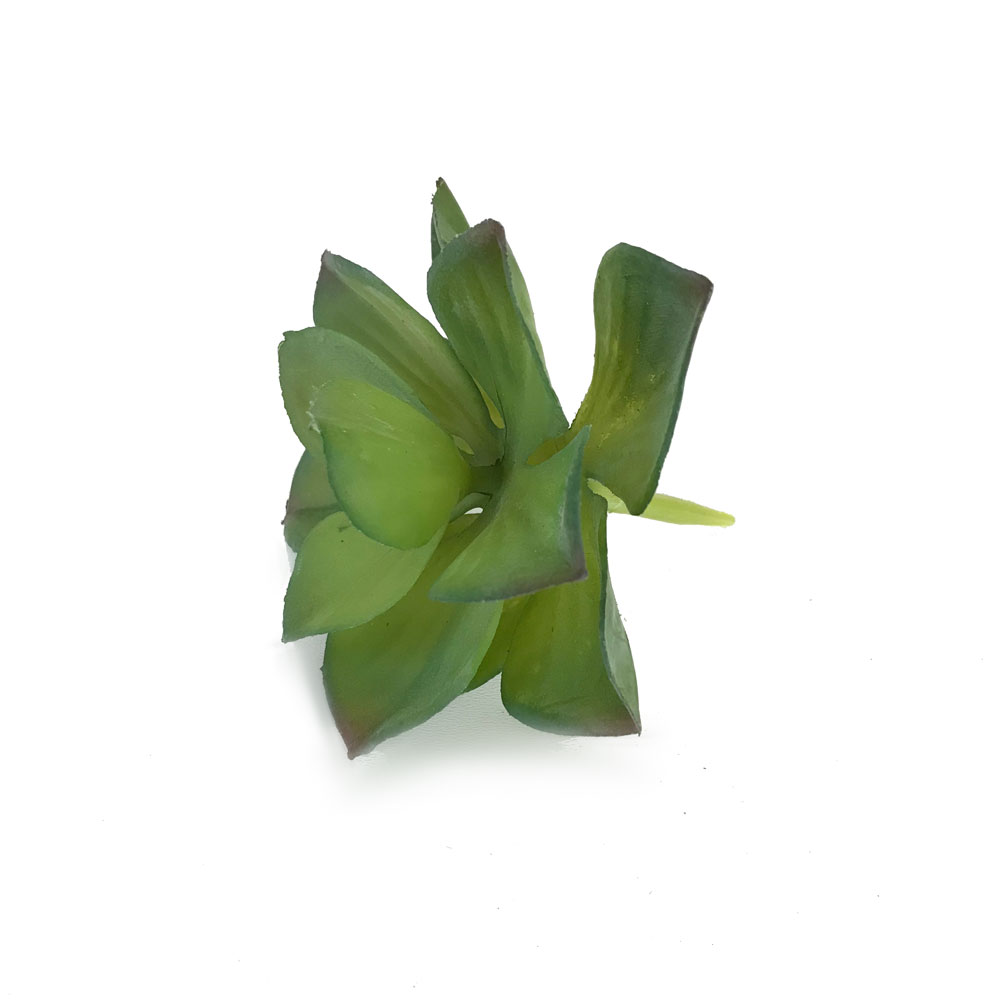 Rosa de Pedra Verde artificial (10cm) - Imagem 4