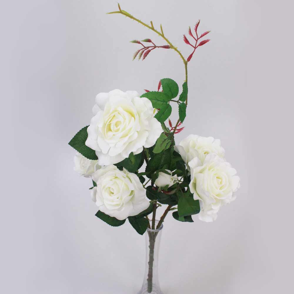 Rosa artificial 6F (45cm) - Imagem 5