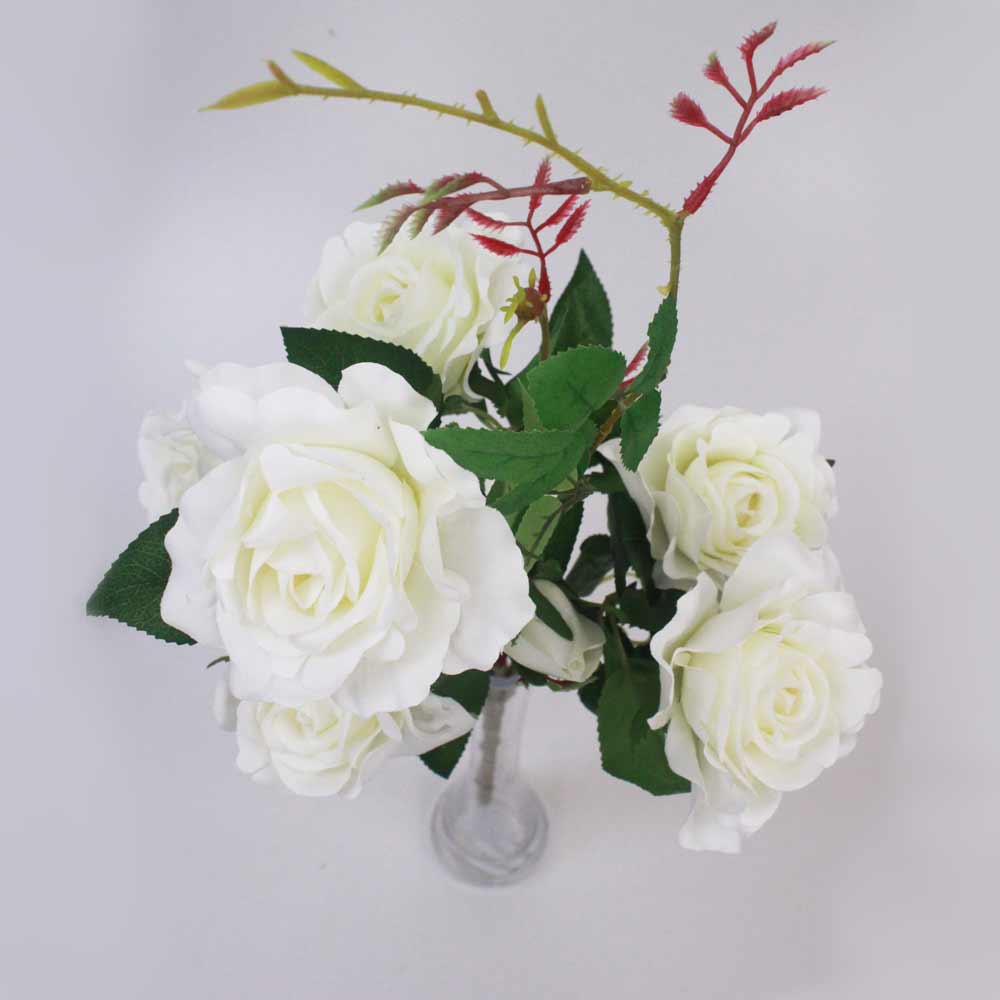 Rosa artificial 6F (45cm) - Imagem 4